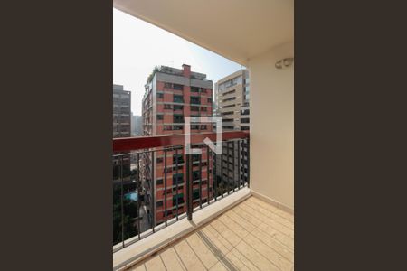 Varanda da Sala de apartamento para alugar com 2 quartos, 64m² em Pinheiros, São Paulo