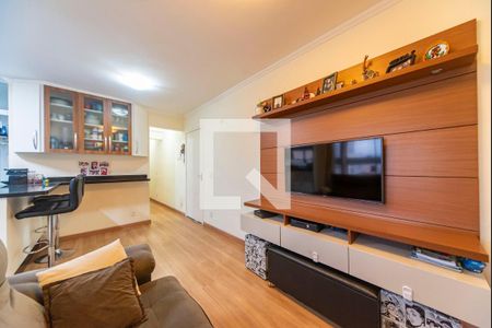Sala de apartamento para alugar com 2 quartos, 52m² em Vila Assunção, Santo André
