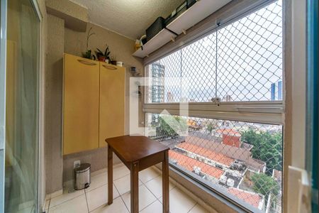 Varanda de apartamento à venda com 2 quartos, 52m² em Vila Assunção, Santo André