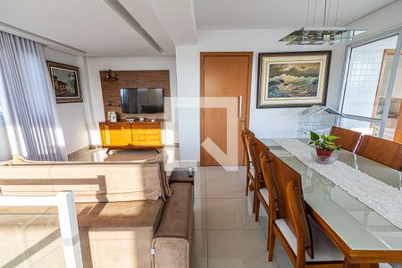 Sala Cobertura de apartamento à venda com 4 quartos, 255m² em Liberdade, Belo Horizonte