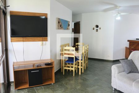 Sala de apartamento para alugar com 4 quartos, 92m² em Loteamento João Batista Julião, Guarujá