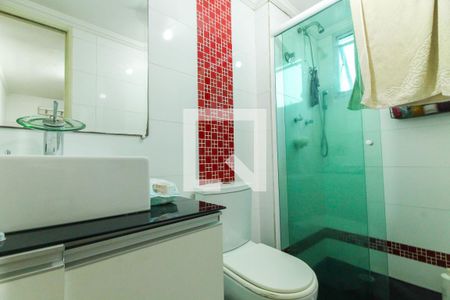 Banheiro da Suíte de apartamento à venda com 2 quartos, 57m² em Chácara Califórnia, São Paulo