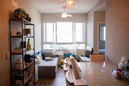 Sala de apartamento para alugar com 2 quartos, 52m² em Loteamento Adventista Campineiro, Hortolândia