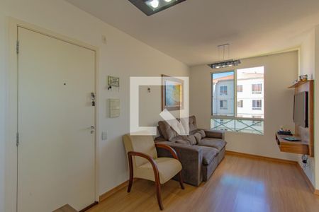 Sala de apartamento para alugar com 2 quartos, 45m² em Fátima, Canoas