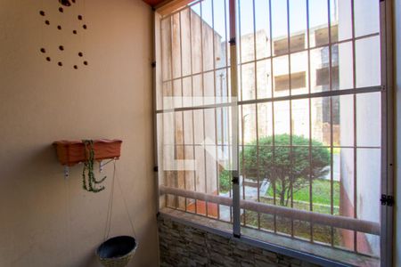 Varanda da sala de apartamento para alugar com 2 quartos, 56m² em Parque São Vicente, Santo André