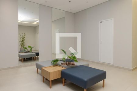 Hall de Entrada de kitnet/studio para alugar com 1 quarto, 27m² em Santo Amaro, São Paulo