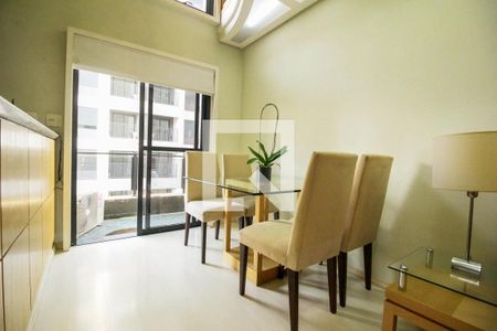 Sala de apartamento para alugar com 1 quarto, 58m² em Moema, São Paulo