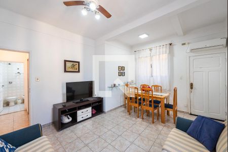 Sala de apartamento para alugar com 2 quartos, 70m² em Pompéia, Santos