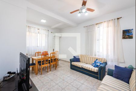 Sala de apartamento para alugar com 2 quartos, 70m² em Pompéia, Santos