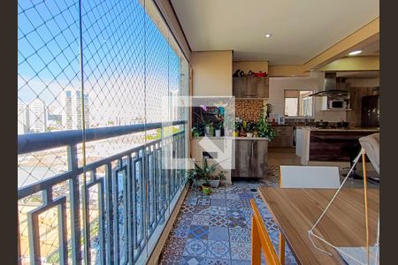 Varanda gourmet de apartamento à venda com 3 quartos, 108m² em Parque Industrial Tomas Edson, São Paulo