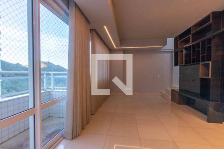 Sala de apartamento para alugar com 2 quartos, 74m² em Vila da Serra, Belo Horizonte