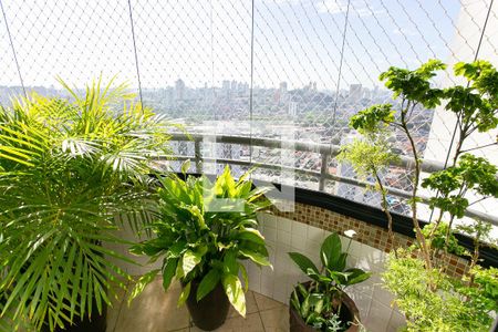 Varanda da Sala 1 de apartamento à venda com 3 quartos, 138m² em Tatuapé, São Paulo