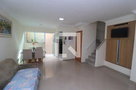 Sala de TV de casa de condomínio para alugar com 3 quartos, 150m² em Vila Matilde, São Paulo