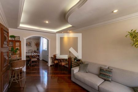 Sala de apartamento à venda com 4 quartos, 132m² em Carmo, Belo Horizonte