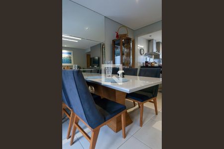 Sala de Jantar de apartamento à venda com 3 quartos, 106m² em Vila da Serra, Nova Lima