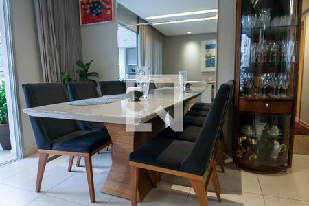 Sala de Jantar de apartamento à venda com 3 quartos, 106m² em Vila da Serra, Nova Lima