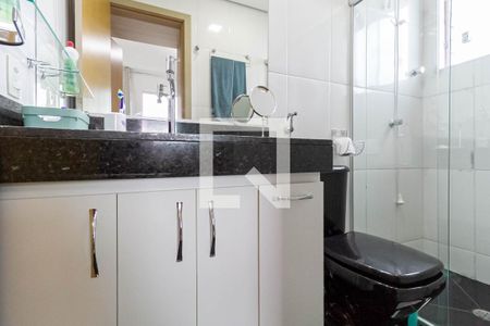 Banheiro da suíte de apartamento à venda com 2 quartos, 136m² em Manacás, Belo Horizonte