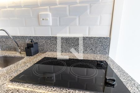 Cozinha de apartamento para alugar com 1 quarto, 27m² em Vila Nova Conceição, São Paulo