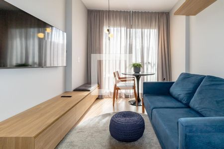 Sala de apartamento para alugar com 1 quarto, 27m² em Vila Nova Conceição, São Paulo