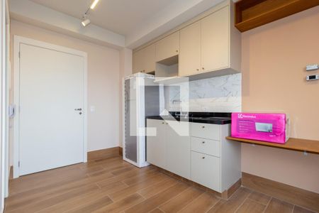 Cozinha de kitnet/studio para alugar com 1 quarto, 21m² em Belenzinho, São Paulo