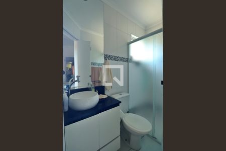 Suíte - Banheiro do Quarto 1 de apartamento à venda com 2 quartos, 50m² em Utinga, Santo André