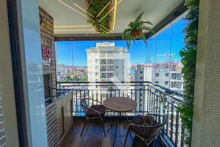 Vista da Sala de apartamento à venda com 2 quartos, 60m² em Rudge Ramos, São Bernardo do Campo