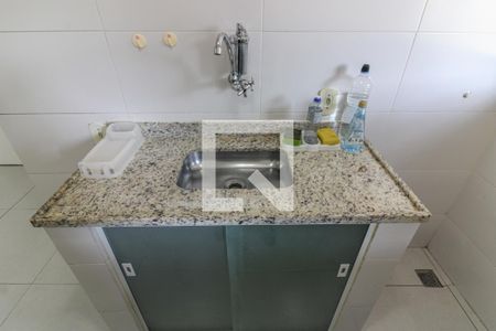 Studio - Cozinha e Área de Serviço de apartamento para alugar com 1 quarto, 30m² em Recreio dos Bandeirantes, Rio de Janeiro