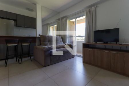 Sala de apartamento para alugar com 1 quarto, 45m² em Jardim Sumaré, Ribeirão Preto