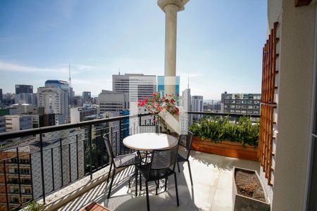 Varanda de apartamento para alugar com 2 quartos, 156m² em Paraíso, São Paulo