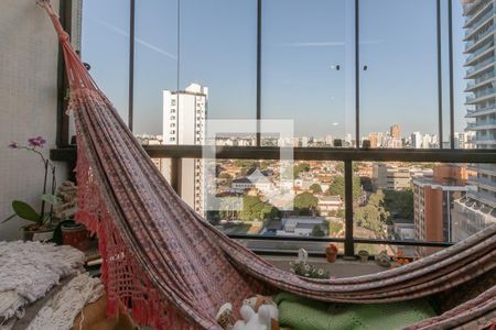 Varanda da Sala de apartamento à venda com 4 quartos, 187m² em Campo Belo, São Paulo