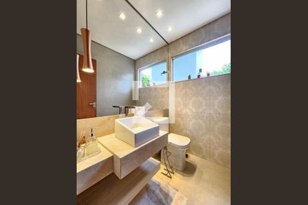 Lavabo de casa de condomínio à venda com 4 quartos, 290m² em Várzea, Lagoa Santa