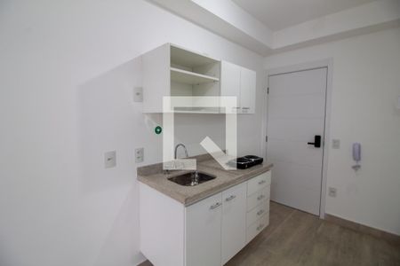 Cozinha de kitnet/studio para alugar com 1 quarto, 27m² em Jardim das Acacias, São Paulo