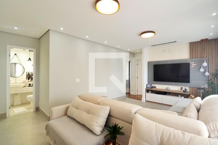 Sala de apartamento à venda com 3 quartos, 153m² em Jardim, Santo André