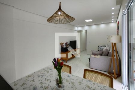 Sala de apartamento para alugar com 2 quartos, 80m² em Caiçara, Praia Grande