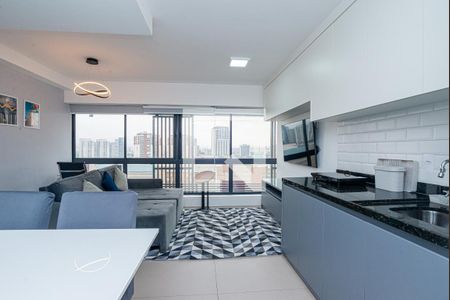 Sala de apartamento para alugar com 1 quarto, 40m² em Vila Pompéia, São Paulo