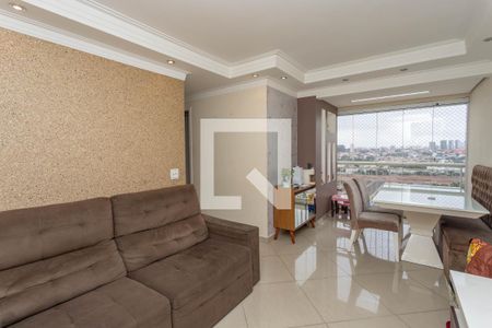 Sala  de apartamento para alugar com 3 quartos, 64m² em Piraporinha, Diadema