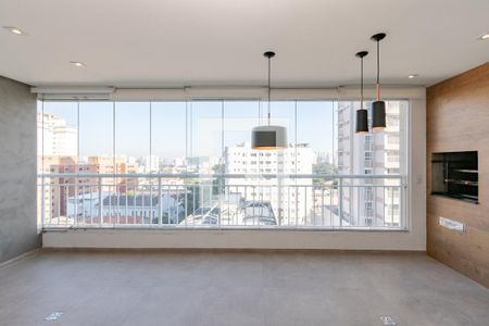 Varanda da Sala de apartamento à venda com 3 quartos, 125m² em Santo Amaro, São Paulo