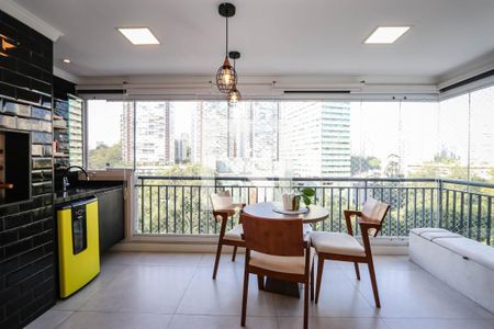 Varanda de apartamento à venda com 3 quartos, 127m² em Jardim Caboré, São Paulo
