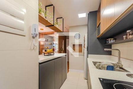 Cozinha de apartamento à venda com 2 quartos, 66m² em Praia de Belas, Porto Alegre