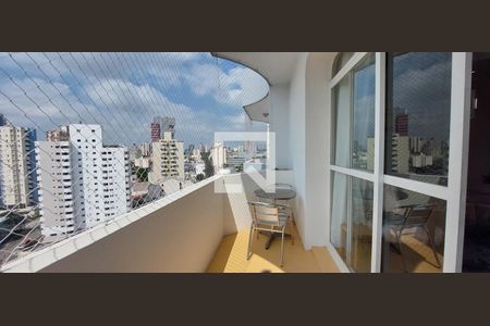 Varanda Sala de apartamento à venda com 4 quartos, 150m² em Jardim Bela Vista, Santo André