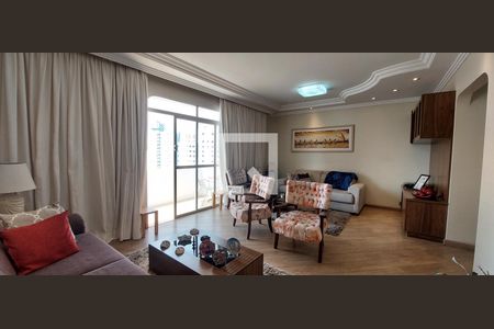 Sala de apartamento à venda com 4 quartos, 150m² em Jardim Bela Vista, Santo André