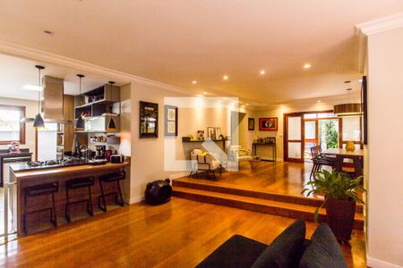 sala de casa de condomínio à venda com 3 quartos, 420m² em Alphaville, Santana de Parnaíba