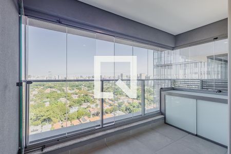 Sala/cozinha de apartamento para alugar com 2 quartos, 62m² em Pinheiros, São Paulo