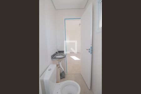 Banheiro de apartamento à venda com 1 quarto, 100m² em Vila Guarani, Santo André