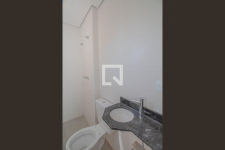 Banheiro de apartamento à venda com 1 quarto, 100m² em Vila Guarani, Santo André