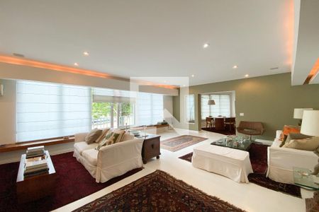 Sala de apartamento à venda com 3 quartos, 360m² em Lagoa, Rio de Janeiro