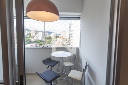 Varanda da Sala de apartamento à venda com 3 quartos, 102m² em Funcionários, Belo Horizonte