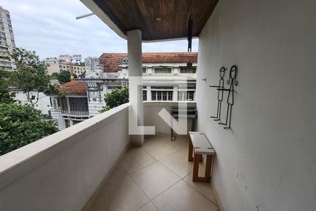 Varanda de apartamento à venda com 3 quartos, 110m² em Laranjeiras, Rio de Janeiro