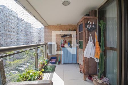 Varanda da Sala de apartamento para alugar com 3 quartos, 85m² em Recreio dos Bandeirantes, Rio de Janeiro