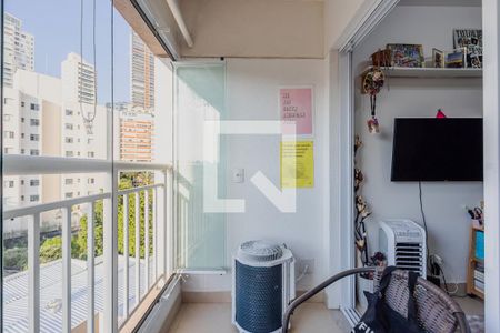 Varanda de apartamento à venda com 1 quarto, 30m² em Alto de Pinheiros, São Paulo